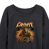 Women's - Marvel - Guardians of the Galaxy Groot Yell Lightweight French Terry Wide Neck Long Sleeve Shirt - 2 of 4