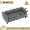 Velvet  for Living Room Furniture Sets-Morden Fort - 4 of 4