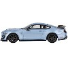 Ford Mustang Shelby GT500 "Heritage Edition" Light Blue Metallic with White Limited Edition 1/64 Die Cast Model Car by Mini GT - image 2 of 3