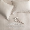 Cotton Duvet Cover Boho Textured Embroidery Jacquard Duvet Cover Set Soft and Breathable Bedding Set for All Seasons - 2 of 4