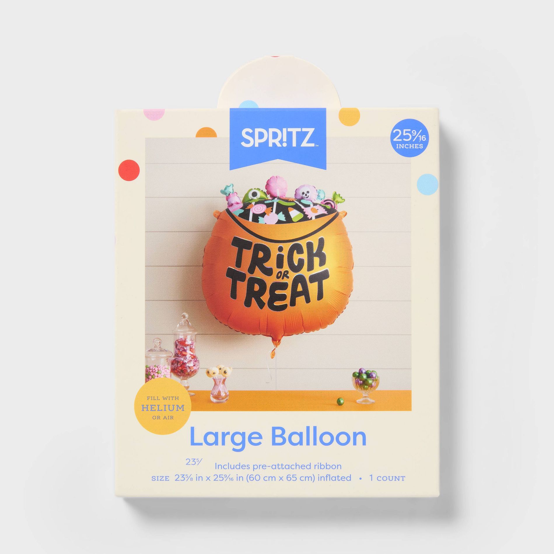 Large Halloween Trick or Treat Foil Balloon - Spritz™
