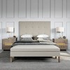 Hudson and Canal 23" Tall Table Lamp with Seeded Glass Fabric Shade - 4 of 4