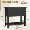 20-29 Gallon Aquarium Stand with Charging Station - 660LBS Heavy Duty Fish Tank Cabinet with Doors & Open Storage for Reptile & Turtle Tanks - 2 of 4