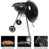 Winado 18 in. Apple Charcoal Grill in Black with Wheels - 4 of 4