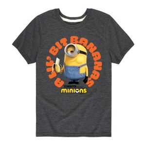 Boys' - Despicable Me - Minions A Lil Bit Bananas Short Sleeve Graphic T-Shirt - 1 of 4