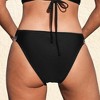 Women's Eleatic Side Crochet Trim Bikini Swim Bottoms - Cupshe - 3 of 4