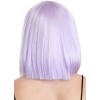 HalloweenCostumes.com One Size Fits Most  Women  Light Purple Bob Wig, Purple - 3 of 3