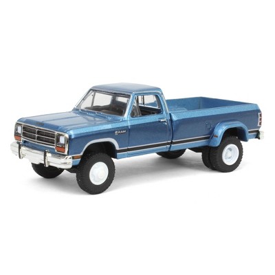 1/64 1989 Dodge Ram D-350, Twilight Blue Metallic Dually Drivers 14, 46140-B