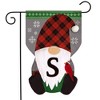 Briarwood Lane Fall Garden Flag 12x18 For Outdoor Winter Gnome Burlap Monogram Letter S For Fall Garden Flag Flags For Outside - 4 of 4