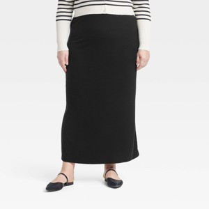 Women's Knit Maxi Skirt - A New Day™ - 1 of 3