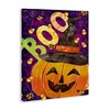 Stupell Industries Boo Jack-o-Lantern Halloween Candy Canvas Art - 2 of 4