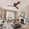 GDFStudio Zane 52" Modern Reversible DC Motor Ceiling Fan with Remote Control and 3 Solid Wooden Blades - 2 of 4