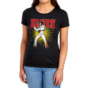 Women's Elvis Presley Gritty Starburst Jumpsuit Elvis T-Shirt