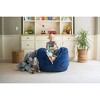 CreativeQT Stuff 'n Sit Large 33'' Bean Bag Storage Cover for Stuffed Animals & Toys - Royal Blue Corduroy - 3 of 4