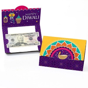 Big Dot of Happiness Happy Diwali - Festival of Lights Party Money and Gift Card Holders - Set of 8 - 1 of 4