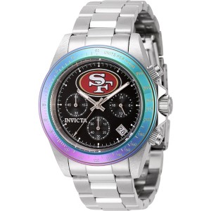 Invicta 44990 Men's NFL San Francisco 49Ers Chrono Bracelet Watch - 1 of 1