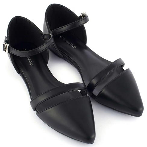 Black flat hotsell shoes size 9