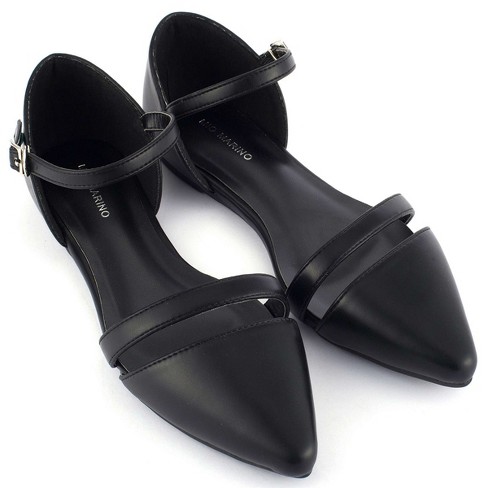 Mio Marino Women's Formal Flat Dress Shoes - Black, Size: 6 : Target