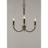 Maxim Lighting Charlton 3 - Light Chandelier in  Black/Antique Brass - 2 of 3
