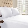 Paisley or Solid Flannel Cotton Deep Pocket Sheet Set by Blue Nile Mills - 2 of 4