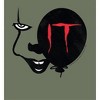 It Chapter 2 Enlarged Pennywise Face Adult Long Sleeve Hoodie - 2 of 2