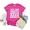 The Juniper Shop Pretty Girls Read Books Youth Short Sleeve Tee - 2 of 2