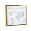 Stupell Industries Let's See It All World Map Framed Canvas - 3 of 3