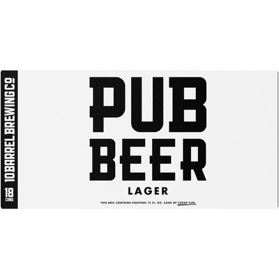 10 Barrel Pub Beer - 18pk/12 fl oz Cans