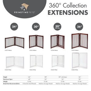 Primetime Petz 360 360 Extension Kit for Pet Gate 30"  Secure Boundaries and Peace of Mind, Ensuring Safety and Freedom for Your Furry Friends - 1 of 4