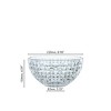 Nachtmann Bossa Nova 4.7" Serving Bowl – Lead-Free Crystal Glass, Multi-Faceted Basket Structure, Elegant Long-Lasting Crystal – Made in Germany - 2 of 4
