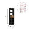 Gulches 12 Bottle Wine Cabinet with Built in Racks, 2 Drawers, 1 Shelf, 24'' Top Decor Not Included - 3 of 4