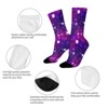 Colorful Astronomical Night Sky Women Printed Crew Socks Funny Funky Socks Soft Polyester Novelty Gifts for Artists Men - 4 of 4