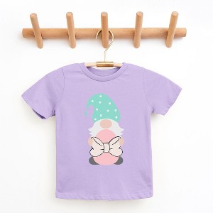 The Juniper Shop Easter Gnome With Egg Youth Short Sleeve Tee - 1 of 2