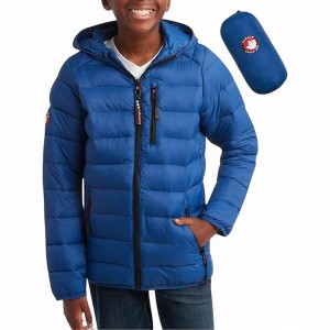 Canada Weather Gear Boys' Puffer Jacket - Lightweight Packable Bubble Coat, Water Resistant Outerwear Jackets for Boys (8-20) - 1 of 4