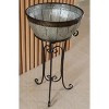 Vintiquewise Galvanized Metal Beverage Cooler Tub with Stand - image 3 of 4