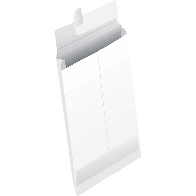 JAM Paper Expandable Open End Catalog Envelopes w/Peel & Seal Closure 10x13x1 376634182B