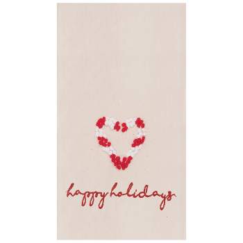 C&F Home Candy Cane Holidays Embroidered Flour Sack Kitchen Towel