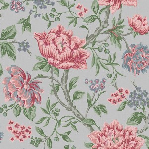 Laura Ashley Tapestry Floral Slate Grey Wallpaper - 1 of 4