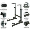 BestParts Adjustable Power Tower Dip Station w/Detachable Bench - 330lbs Capacity, Multi-Function - 3 of 4