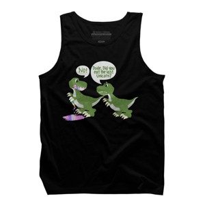 Men's Design By Humans Dude, Did You Eat Last Unicorn By ZeusSE Tank Top - 1 of 2