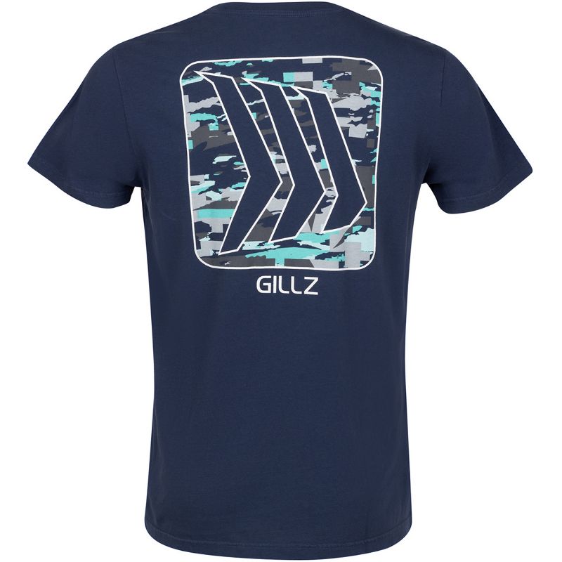 Gillz Contender Series Splinter Horizontal Logo Wordmark T-Shirt - Dress Blues, 2 of 3