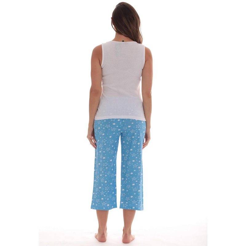 Just Love 100% Cotton Capri and Pant Sets Women Sleepwear - PJ Set, 3 of 4
