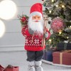 Whisen 10.6X7.5X23.6" Standing Santa, Christmas Decoration - Multicolor - 4 of 4
