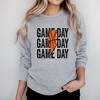 Simply Sage Market Women's Graphic Sweatshirt Game Day Stacked Lightning Bolt - 2 of 3