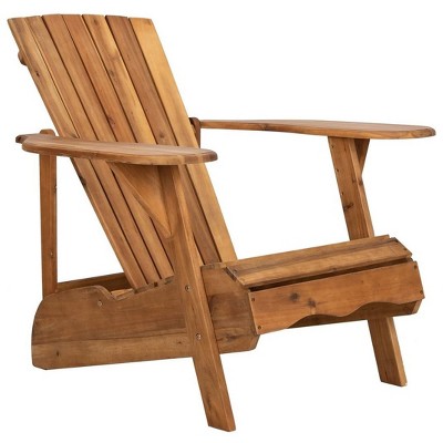 Natural Acacia Wood Adirondack Arm Chair