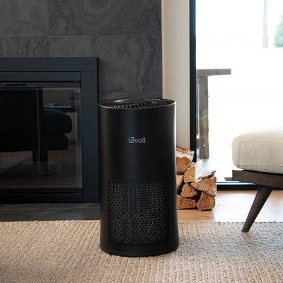 Levoit Black HEPA Air Purifier with Odor Absorbing Filter