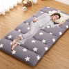 Floral Floor Mattress Japanese Style Floral Print Futon Mattress, Portable Floor Bed Mattress Roll Up Mattress for Camping RV Travel Guest Room - 2 of 4