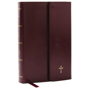 NKJV Compact Paragraph-Style Bible W/ 43,000 Cross References, Burgundy Leatherflex W/ Magnetic Flap, Red Letter, Comfort Print: Holy Bible, New King - 1 of 1