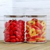 Cornucopia Brands Quart Size Clear Plastic Paint Cans 2pk, 5in Tall; Faux Small Pails w/Handle, NOT for Liquids / Heavy Objects - 2 of 4