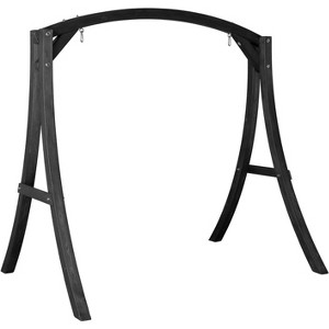 VINGLI Heavy Duty Wooden Swing Frame for Adults Kids, Strong A-Frame Porch Swing Bench Stand for Indoor & Outdoor, Supports Up to 1000 LBS - 1 of 4